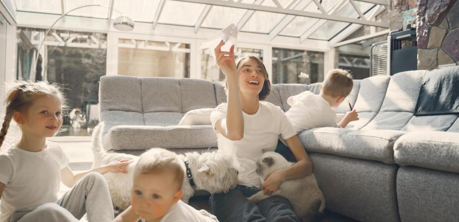 chien au coeur de la famille